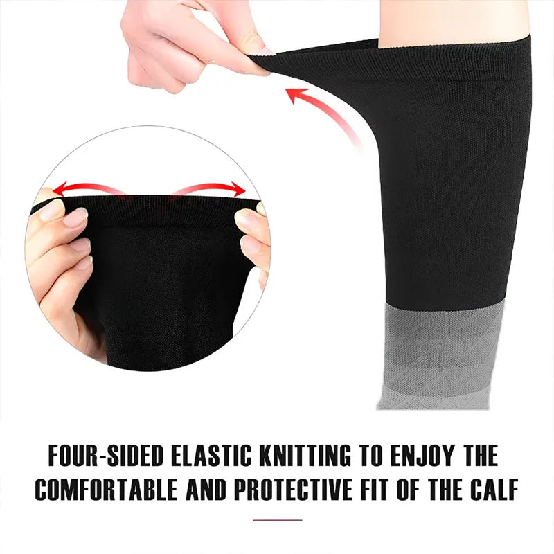 1 Pair Calf Compression Sleeves 20-30mmHg – Leg Support for Shin Splints, Varicose Veins & Muscle Fatigue Relief