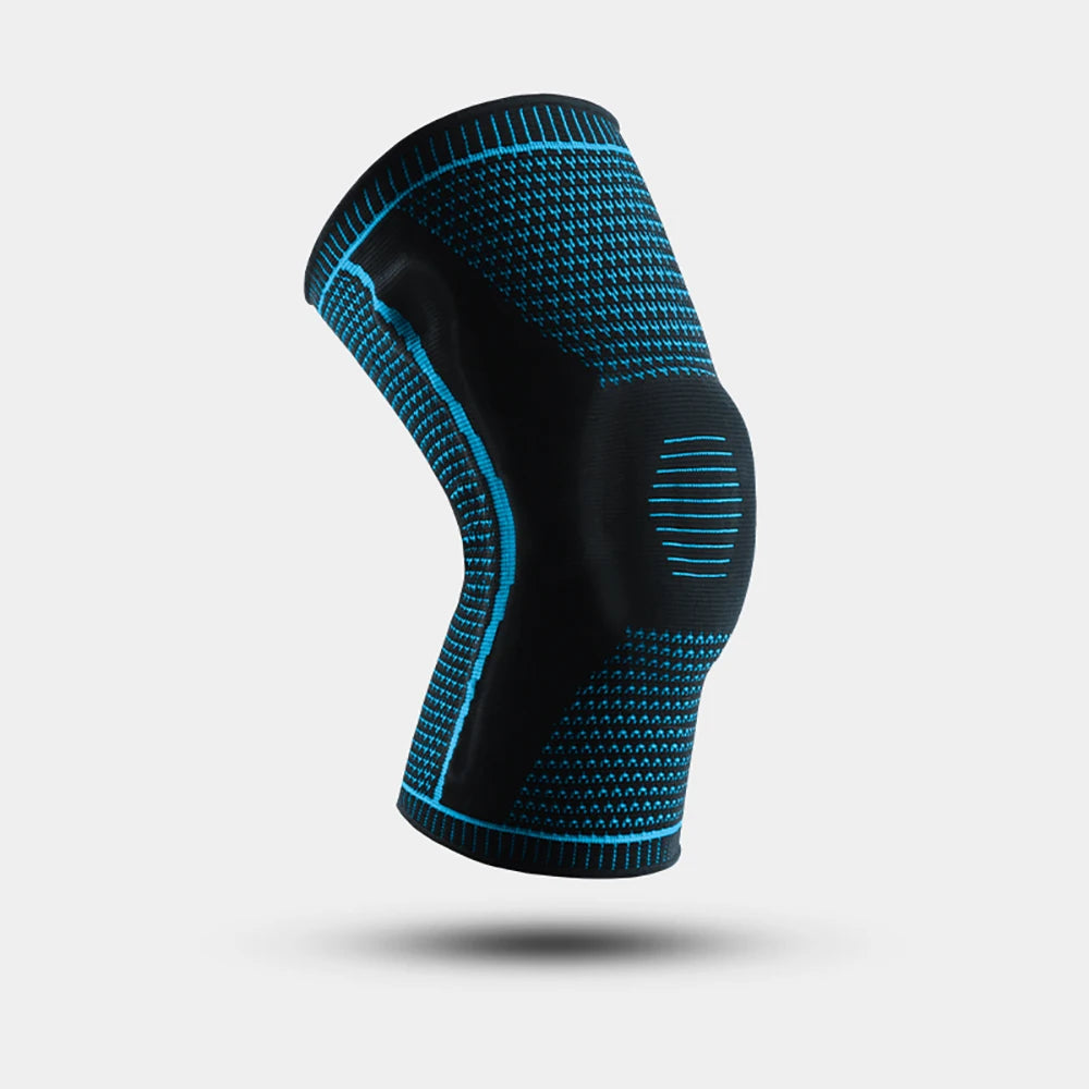 1PC Knee Pad Strap Patella Support – Silicone Compression Brace for Meniscus Injury, Sports, Basketball, Running Protection