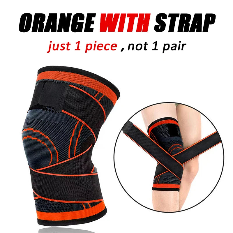 Adjustable Knee Support Brace – Patella Stabilizer for Pain Relief, Running, Hiking, Basketball & Sports