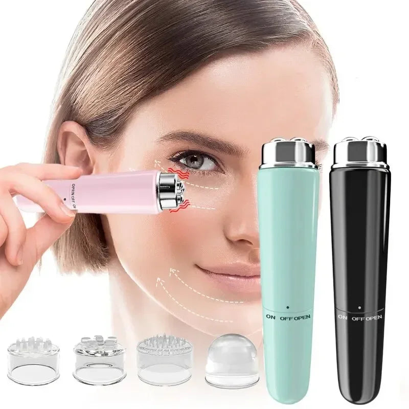 Electric Eye Massager – Micro Vibration Facial Beauty Tool for Dark Circles, Puffiness & Eye Relaxation