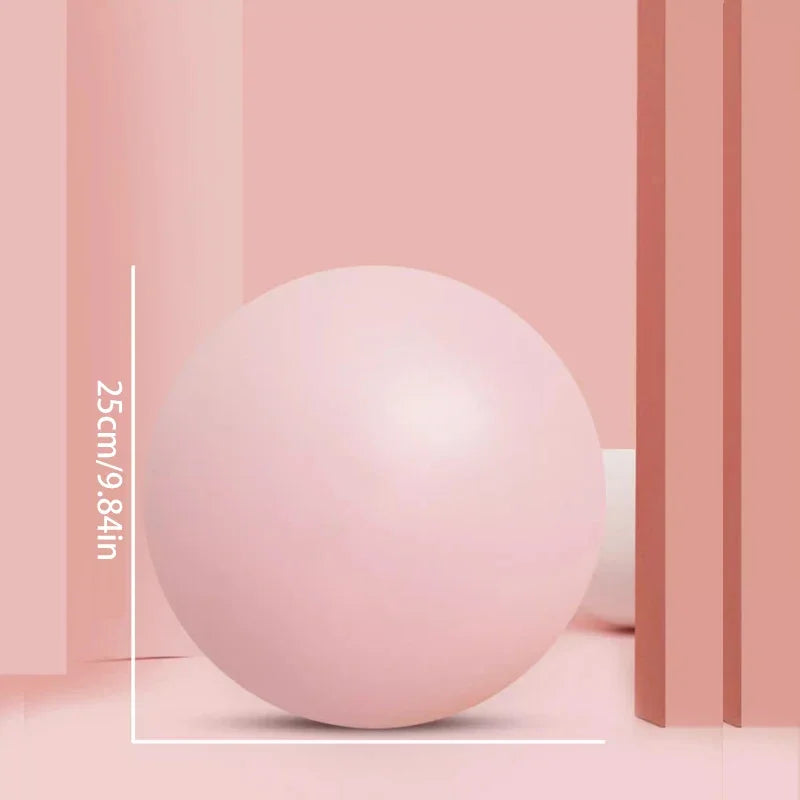 25cm Mini Yoga & Pilates Ball for Women – Anti-Burst Fitness Ball for Legs, Hips, and Core Sculpting