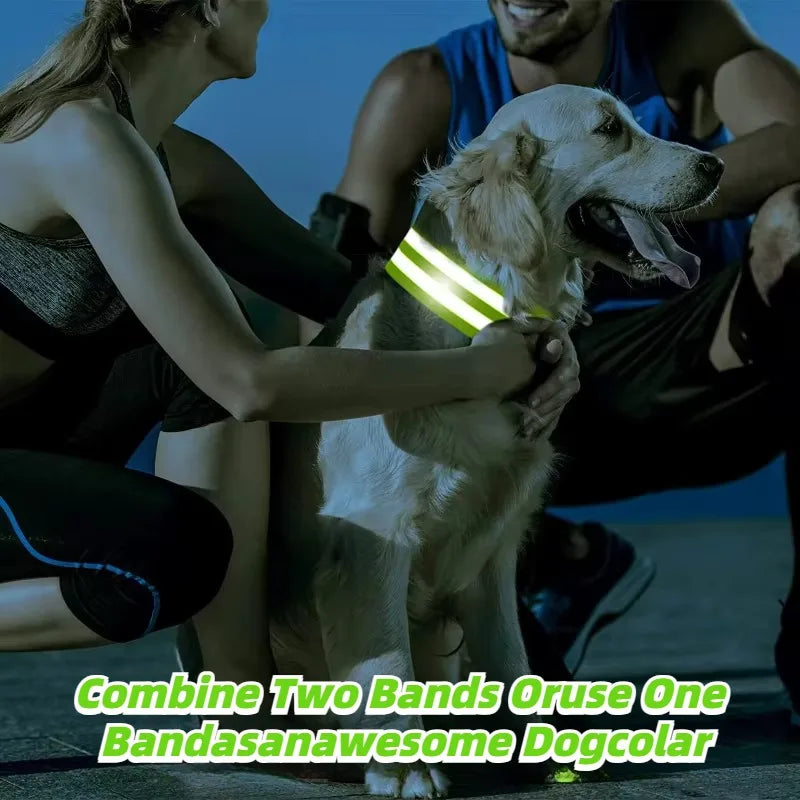 Reflective Safety Bands for Wrist, Arm, Ankle, Leg – High Visibility Straps for Night Running, Walking & Cycling