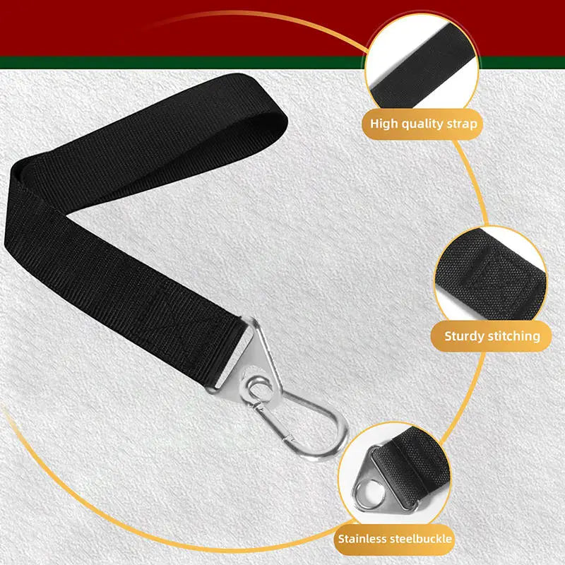Arm Wrestling Training Strap – Forearm Strengthener with Handle for Cable Machines & Free Weight Power Training