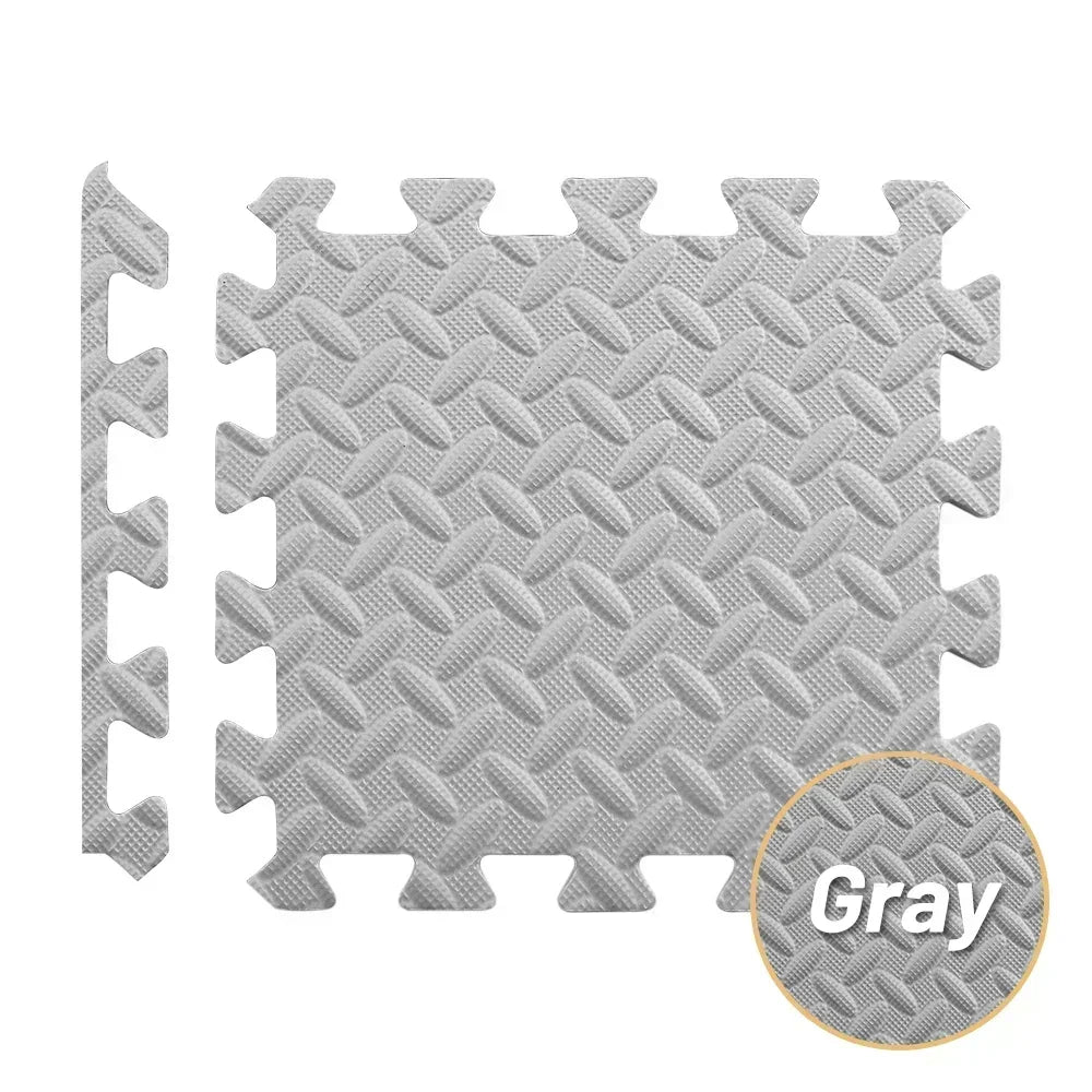 EVA Foam Massage Puzzle Mat – Interlocking Non-Slip Gym Floor Tiles for Home Workout & Acupressure Relief