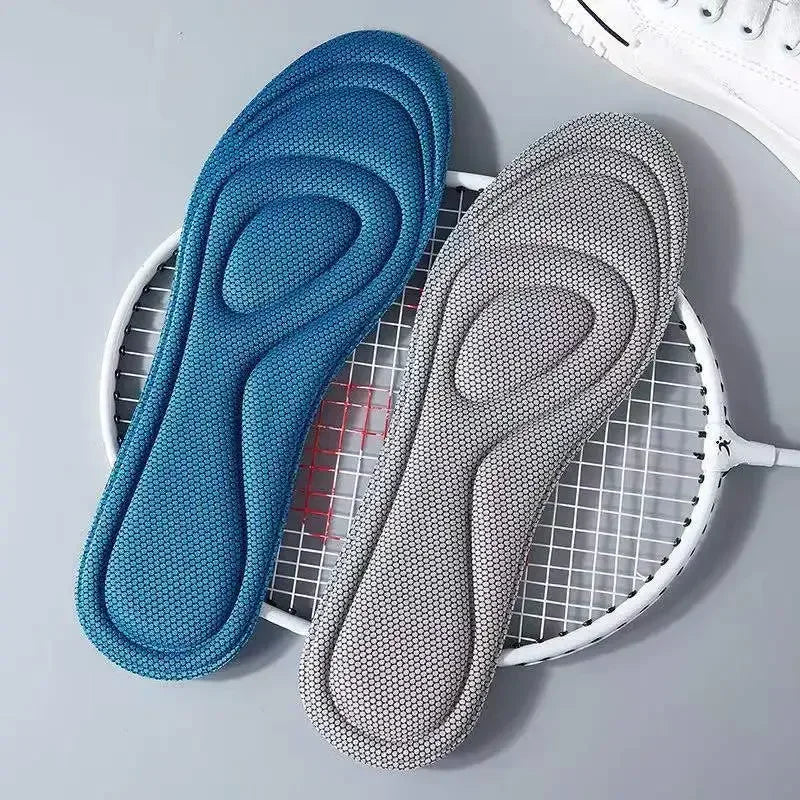2 Pairs Memory Foam Orthopedic Insoles – Antibacterial, Sweat-Absorbing Shoe Inserts for Running & Sports