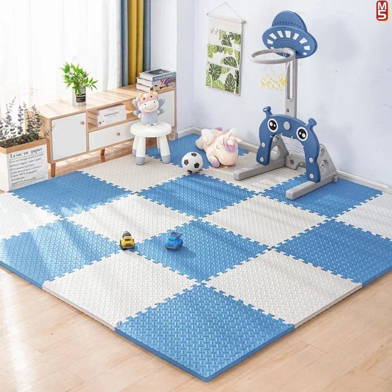 EVA Foam Massage Puzzle Mat – Interlocking Non-Slip Gym Floor Tiles for Home Workout & Acupressure Relief