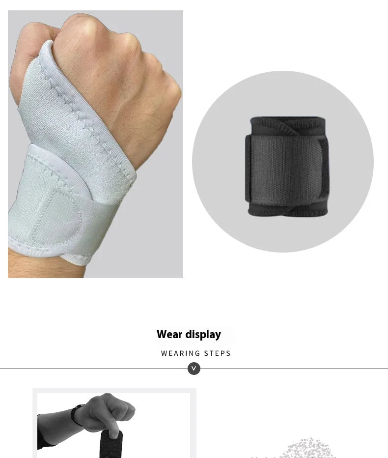 Wrist Brace Support for Men & Women – Breathable Sports Wristband for Gym, Volleyball, Basketball, Tendon & Joint Pain Relief