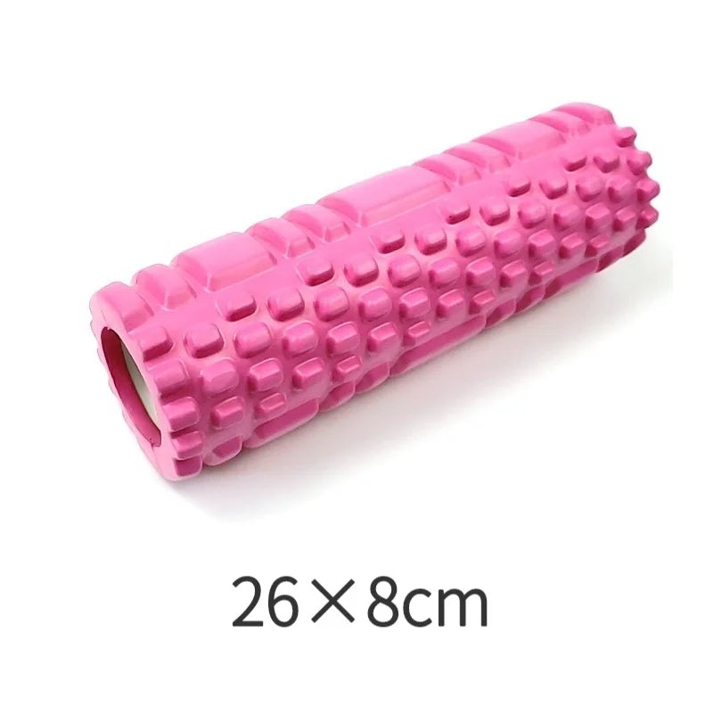 1pc Foam Massage Roller – Hollow Yoga Column for Muscle Massage, Physiotherapy & Sports Rehabilitation