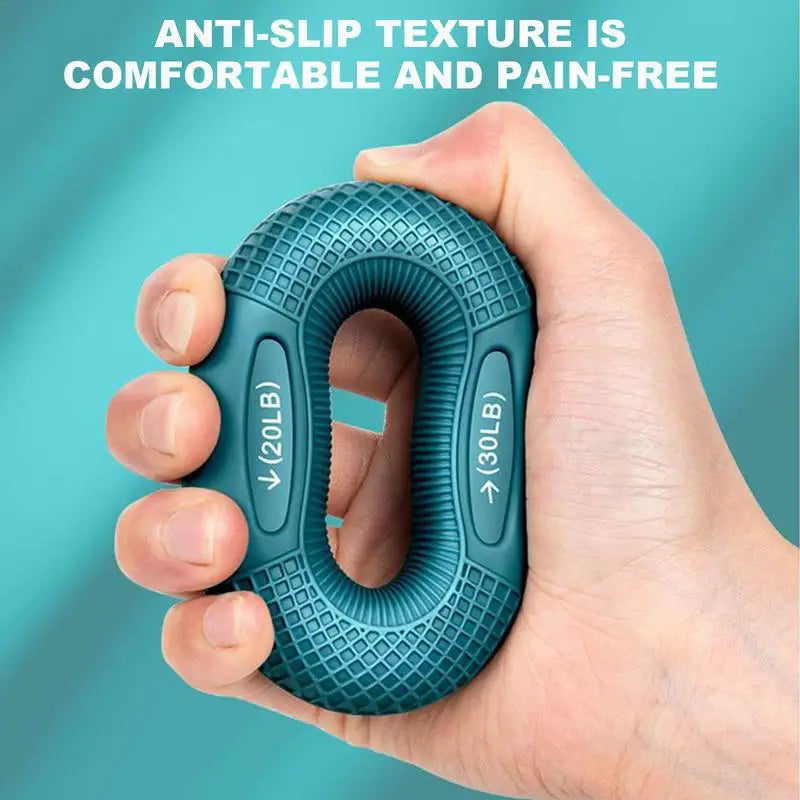 Silicone Finger Gripper Ring – Hand Muscle Strengthener & Wrist Trainer for Grip, Rehab, Carpal Expansion & Fitness Workouts