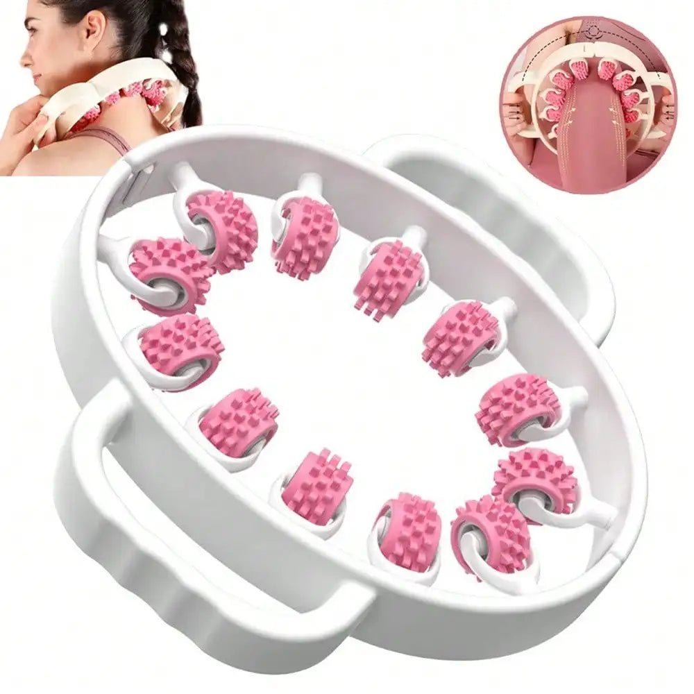 Handheld Leg Massager Roller – Circular Shaping & Muscle Relaxation Tool for Yoga, Fitness & Beauty