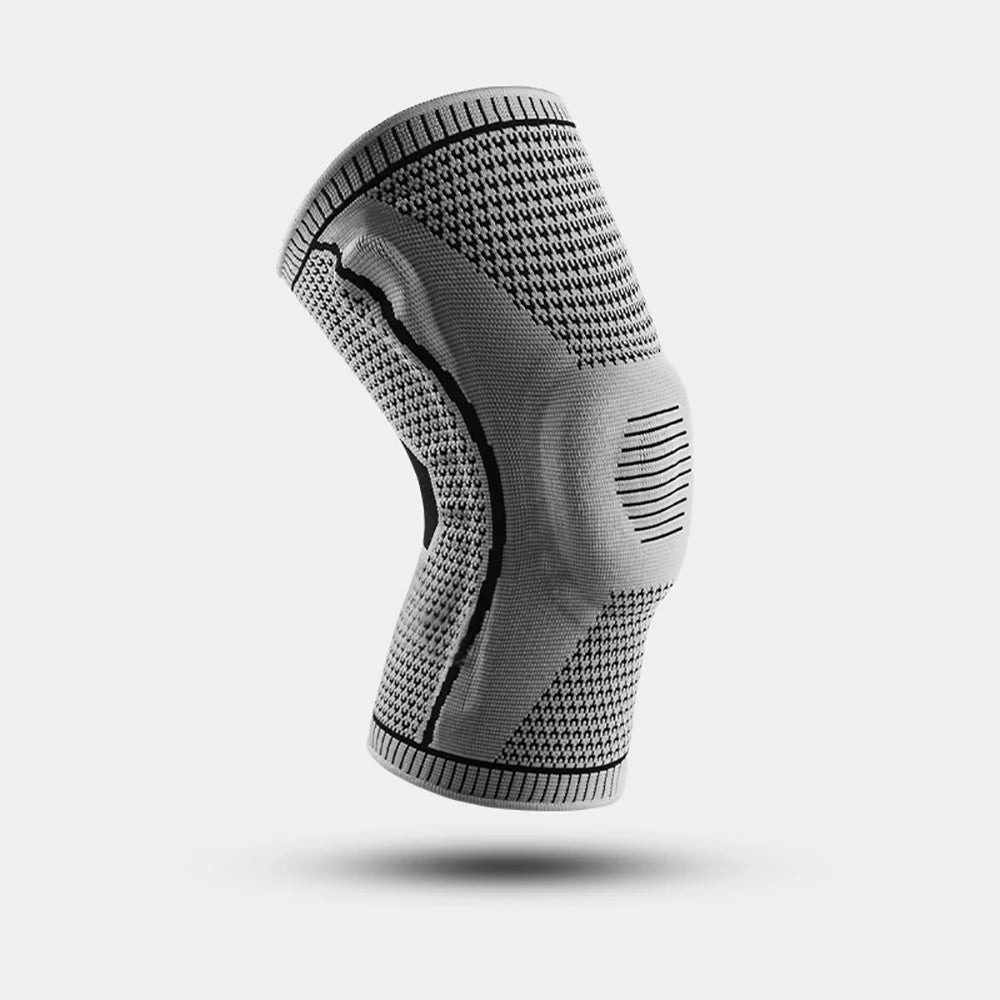 1PC Knee Pad Strap Patella Support – Silicone Compression Brace for Meniscus Injury, Sports, Basketball, Running Protection
