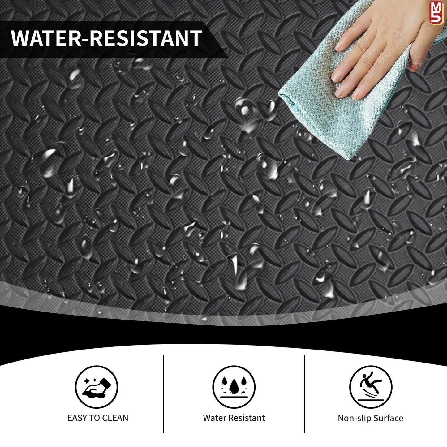 EVA Foam Massage Puzzle Mat – Interlocking Non-Slip Gym Floor Tiles for Home Workout & Acupressure Relief