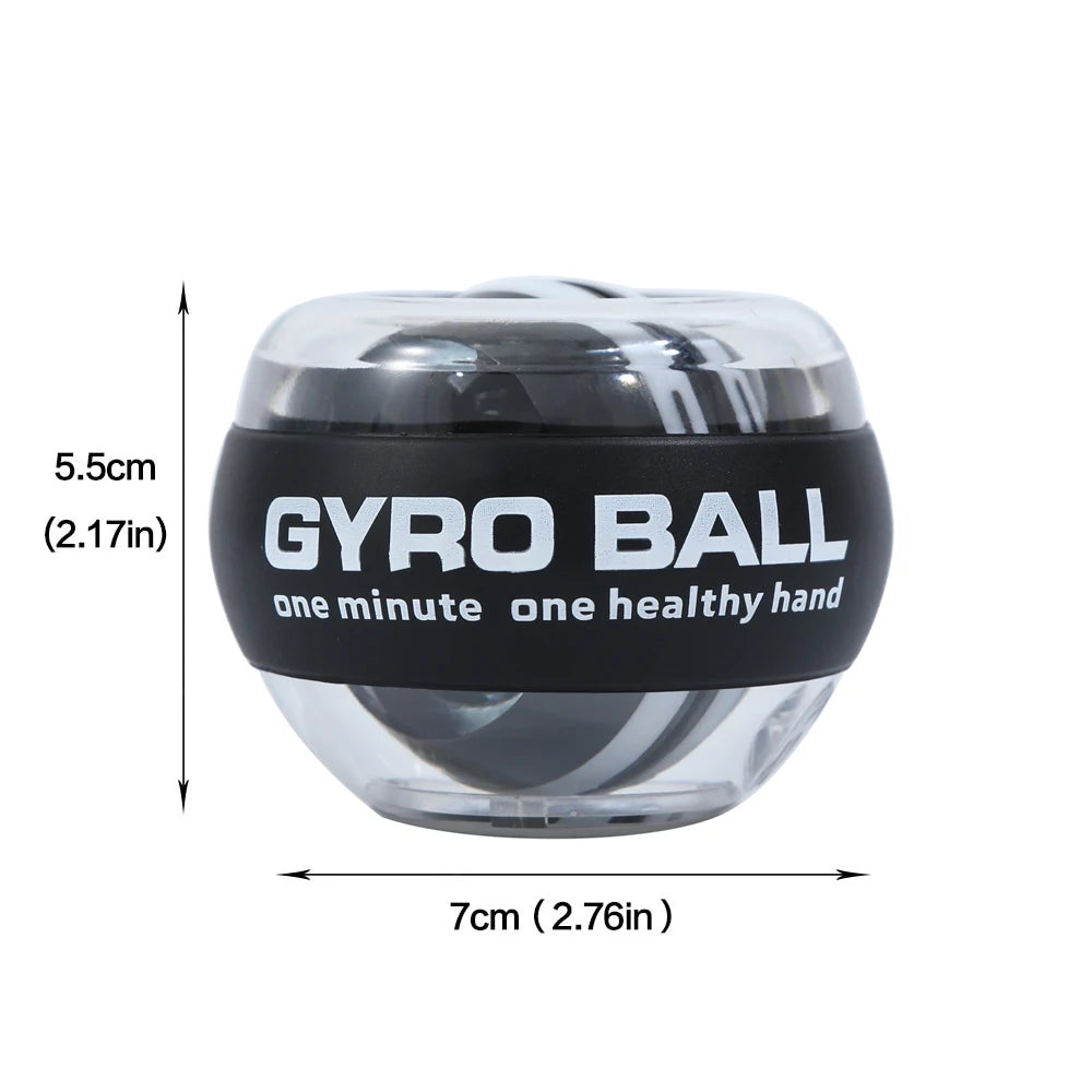 Wrist Power Ball Auto-Start Gyroscopic Grip Strengthener for Hand, Arm, and Forearm Exercise – Home Fitness Tool