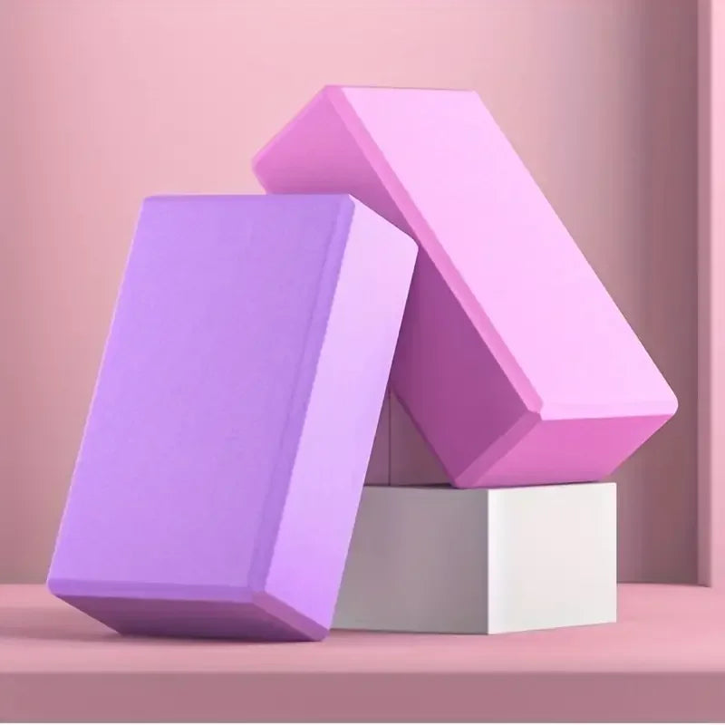 High-Density Yoga Blocks – Foam Balance Support for Stretching, Dance, Pilates & Fitness Training for Kids & Adults