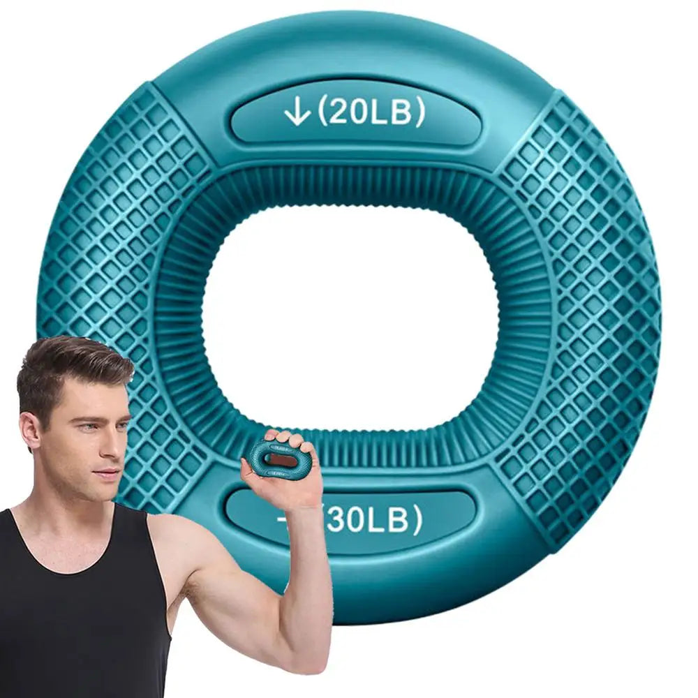 Silicone Finger Gripper Ring – Hand Muscle Strengthener & Wrist Trainer for Grip, Rehab, Carpal Expansion & Fitness Workouts