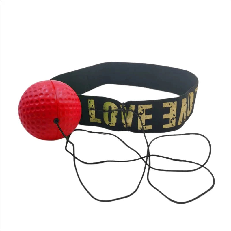 MMA Boxing Speed Ball – Head-Mounted PU Reaction Ball for Hand-Eye Coordination, Muay Thai & Fitness Training