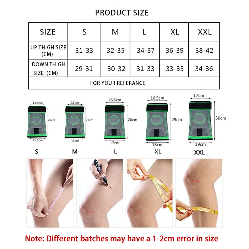 Adjustable Knee Support Brace – Patella Stabilizer for Pain Relief, Running, Hiking, Basketball & Sports