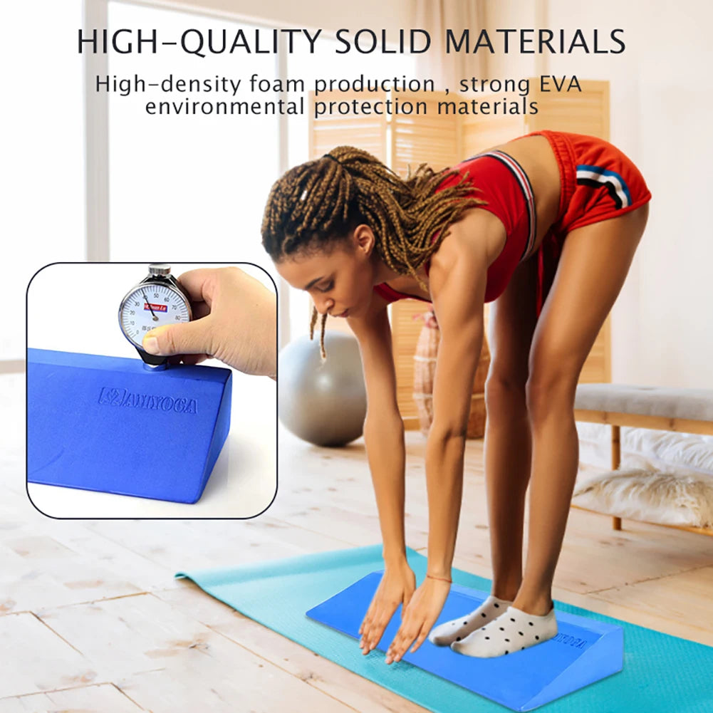 1/2PCS Yoga Wedge Blocks – Lightweight Slant Board for Wrist & Lower Back Support