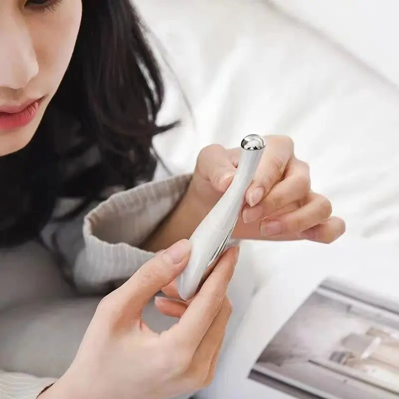 Electric Eye Massager for Fine Lines & Puffiness – Home Beauty Instrument for Eye Care, Anti-Aging, Skin Firming