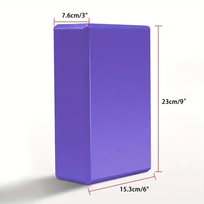High-Density Yoga Blocks – Foam Balance Support for Stretching, Dance, Pilates & Fitness Training for Kids & Adults