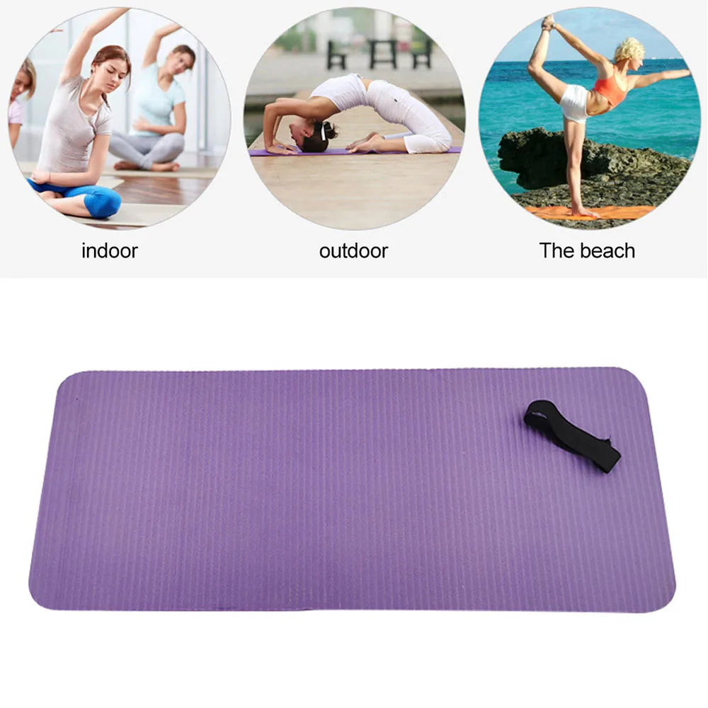 15MM Extra Thick NBR Yoga Mat – Anti-Slip Pad for Pilates, Planks, Core & Joint Support