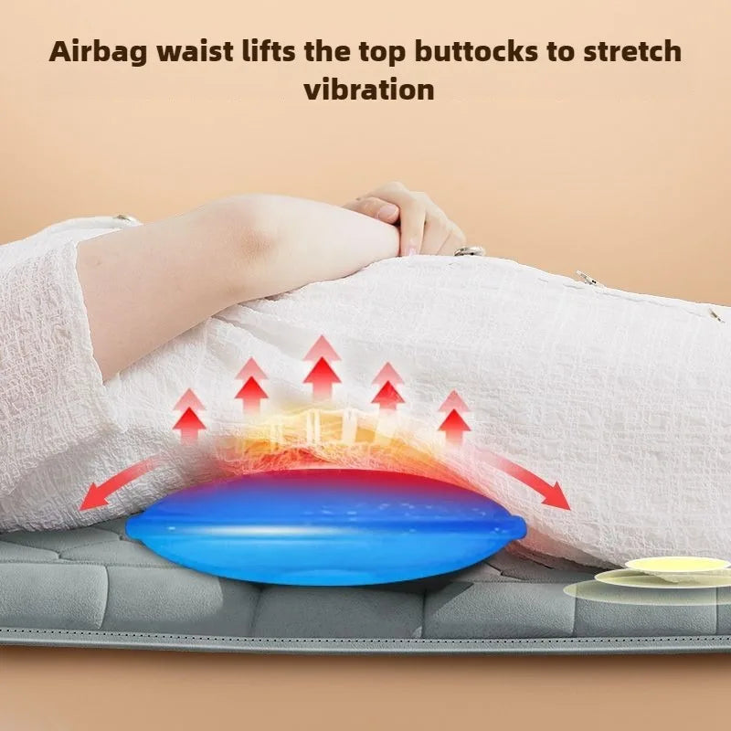 Electric Full Body Massage Mattress with Heat, Airbags, Kneading & Vibration for Full Relaxation