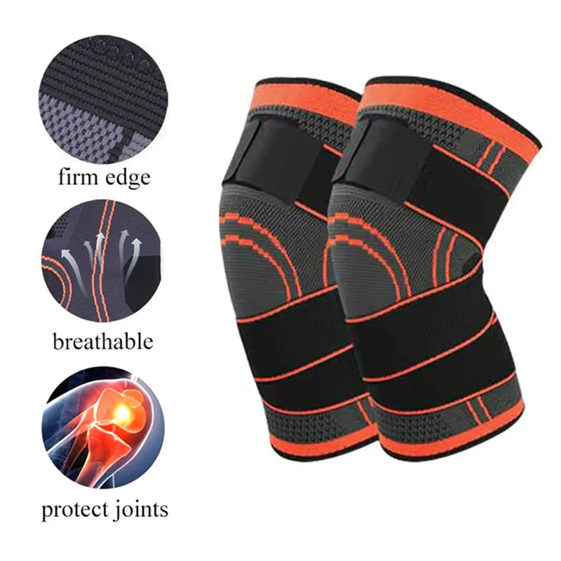 Adjustable Knee Support Brace – Patella Stabilizer for Pain Relief, Running, Hiking, Basketball & Sports